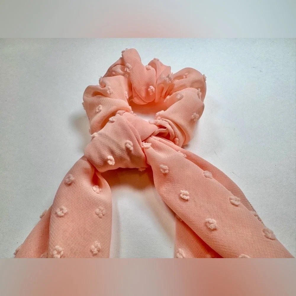 Lot of 7 Scarf Hair Scrunchies #1605 - Picture 8 of 12
